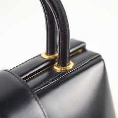 Loewe Anagram Logo Box Mini Bag Black