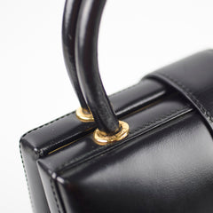 Loewe Anagram Logo Box Mini Bag Black