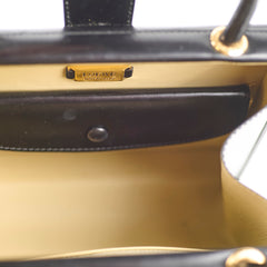 Loewe Anagram Logo Box Mini Bag Black