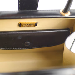 Loewe Anagram Logo Box Mini Bag Black
