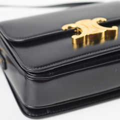 Celine Teen Triomphe Smooth Black