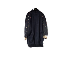 Chanel 22A Black Jewllery Coat Size 40