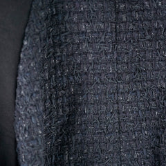 Chanel 22A Black Jewllery Coat Size 40