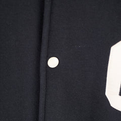 Celine Varsity Jacket Black/White Stripes - Size XXL