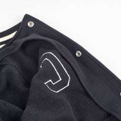 Celine Varsity Jacket Black/White Stripes - Size XXL