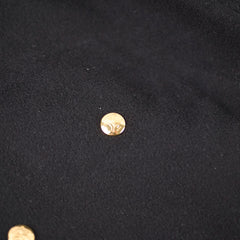 Celine Black Cashmere Coat Size Medium