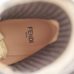 Fendi Rockoko Ankle Boots Silver Size 38