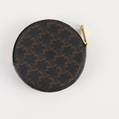 Celine Triomphe Canvas Coin Purse