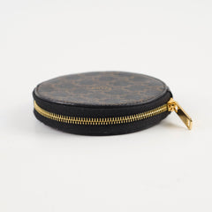 Celine Triomphe Canvas Coin Purse