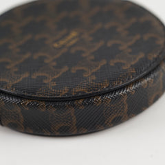 Celine Triomphe Canvas Coin Purse