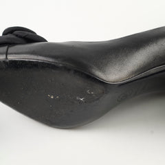 Chanel Camelia Black Pumps Size 37.5