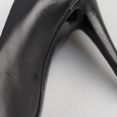 Chanel Camelia Black Pumps Size 37.5