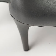 Chanel Camelia Grey/ Black Pumps Size 37.5