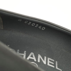 Chanel Camelia Grey/ Black Pumps Size 37.5