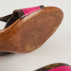 Louis Vuitton Panorama Slide Mule Monogram Size 37.5