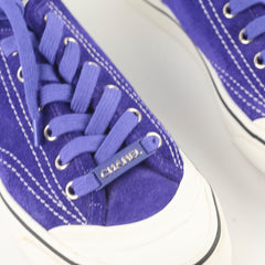 Chanel Purple Suede Sneakers Size 37.5