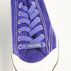 Chanel Purple Suede Sneakers Size 37.5