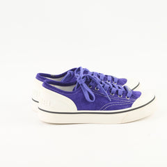 Chanel Purple Suede Sneakers Size 37.5