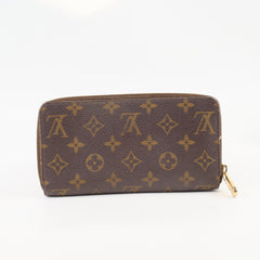 Louis Vuitton Monogram Canvas Zippy Wallet