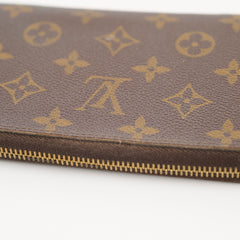 Louis Vuitton Monogram Canvas Zippy Wallet