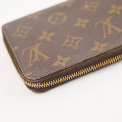 Louis Vuitton Monogram Canvas Zippy Wallet