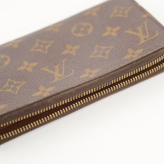 Louis Vuitton Monogram Canvas Zippy Wallet
