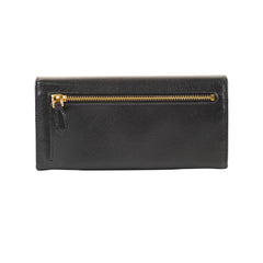 Prada Saffiano Long Wallet Black