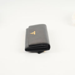 Prada Saffiano Long Wallet Black