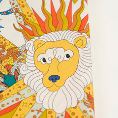 Hermes Le Sacre des Saisons 90 Silk Scarf