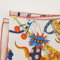 Hermes Le Sacre des Saisons 90 Silk Scarf