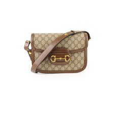 Gucci 1955 Horsebit Medium Canvas Brown