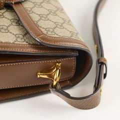 Gucci 1955 Horsebit Medium Canvas Brown