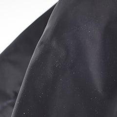 Chanel Velvet Silk Cape Black Coat Size 40