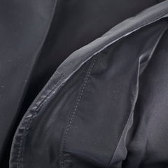Chanel Velvet Silk Cape Black Coat Size 40