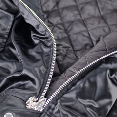 Celine Mens Shiny Hoodie Bomber Size 52