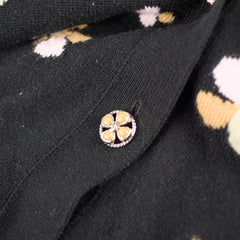 Chanel Clover Cashmere Knit Cardigan Black - Size EU 42