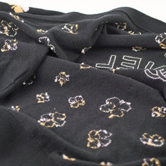 Chanel Clover Cashmere Knit Cardigan Black - Size EU 42
