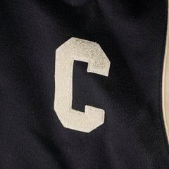 Celine Mens Wool and Cashmere-Blend Hooded Varsity Jacket Size 52