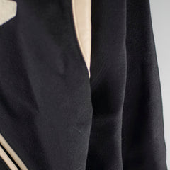 Celine Mens Wool and Cashmere-Blend Hooded Varsity Jacket Size 52