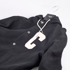 Celine Long Hoodie Bomber Size 44 Black