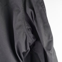Logo-Print Twill Hooded Parka Mens Size 48