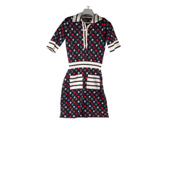 Louis Vuitton Game On Knit Dress Black/Multicolour Size S