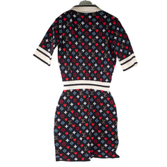 Louis Vuitton Game On Knit Dress Black/Multicolour Size S