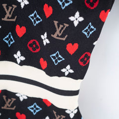 Louis Vuitton Game On Knit Dress Black/Multicolour Size S
