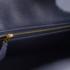 Hermes Birkin 25 Togo Blue Nuit - Z Stamp