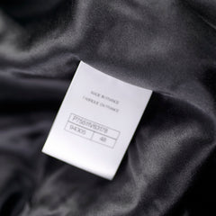 Chanel Chain Tweed Long Blazer/Coat Black - Size 48