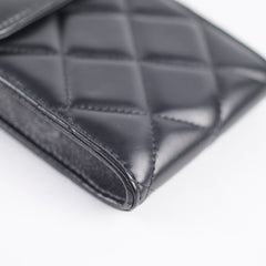 Chanel Vertical Phone Pouch Black