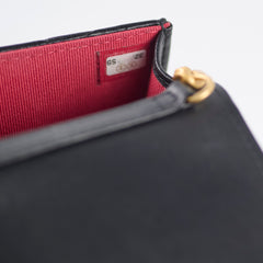 Chanel Vertical Phone Pouch Black