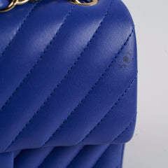 Chanel Mini Rectangular Chevron Blue- Series 24