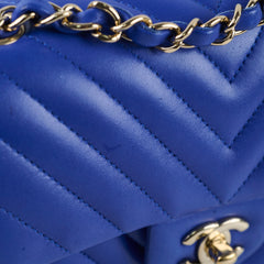 Chanel Mini Rectangular Chevron Blue- Series 24